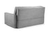 Francesca Sofa Bed Grey 3 Seater Back View